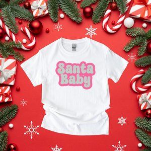 Santa Baby White T-Shirt - image 1